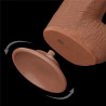 LoveToy SlidingSkin Gode Sliding Skin 26 x 6cm Marron